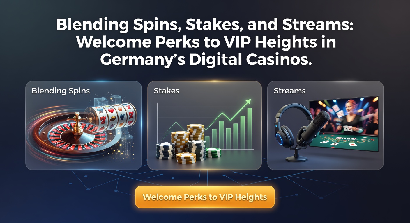 VIP-Bereich in einem Online-Casino mit Live-Dealern, Luxus-Elementen wie Champagner und personalisierten Boni-Anzeigen